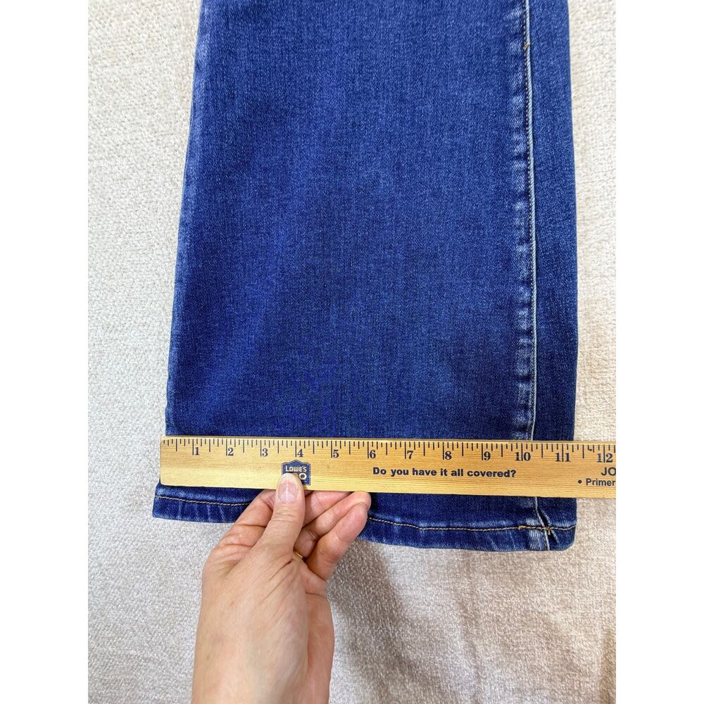 Rockin' C Women's 28 Blue Flare Leg 5 Pocket Western Denim Jeans Cowgirl Pants - Picture 7 of 10
